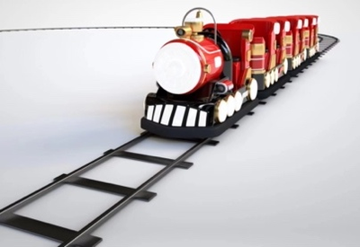 ONE TO THREE SMALL TRACKED TRAINS